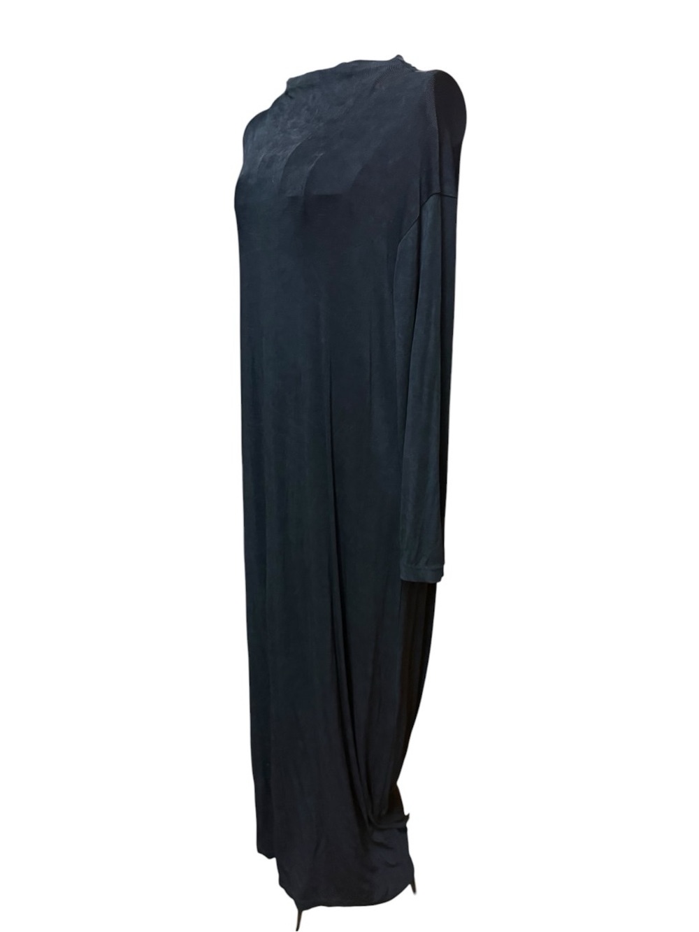Chico's Black Long Sleeve Mock Neck Maxi Dress Classic travel - Picture 6 of 8